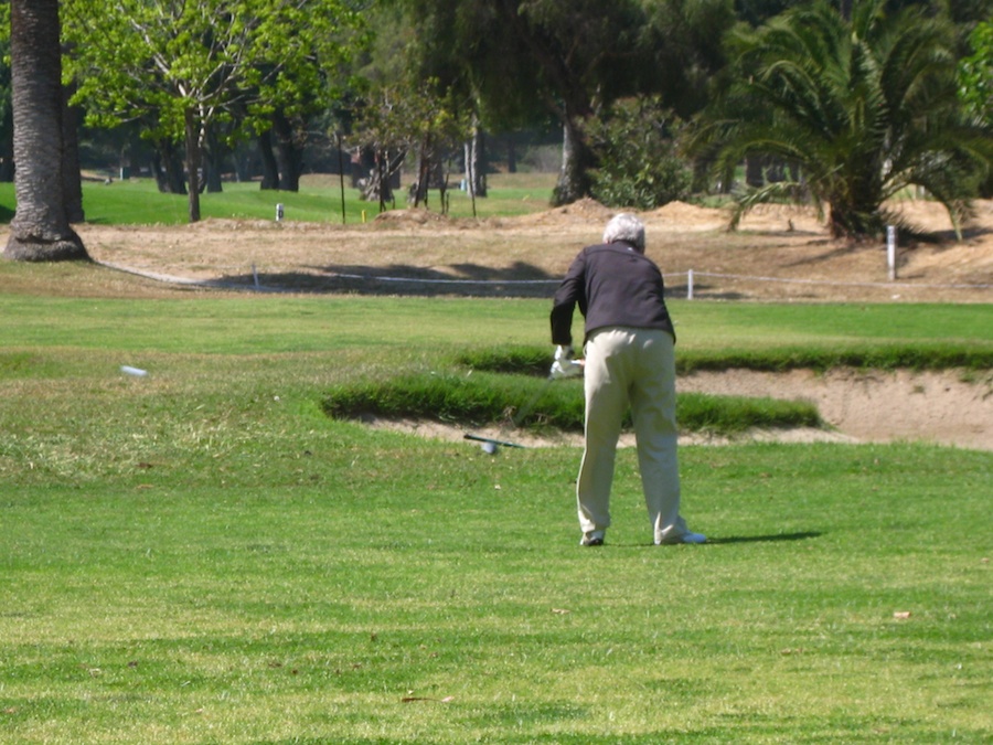 Playing golf Saturday morning during the  Avalon Ball Weenend