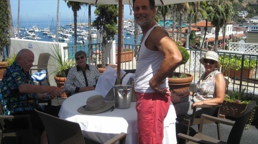 Friday afternoon in Avalon on the sun deck May 2014