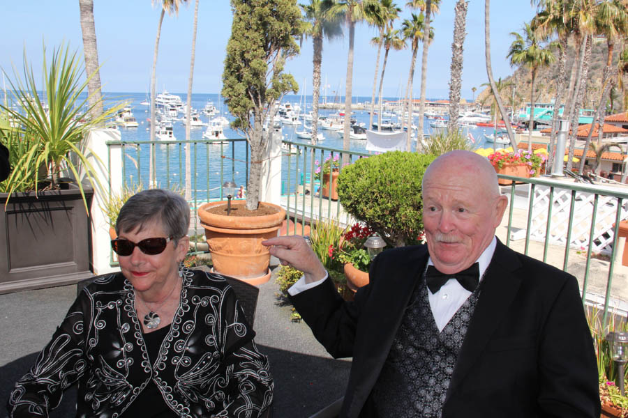 Ceremony visit on the patio