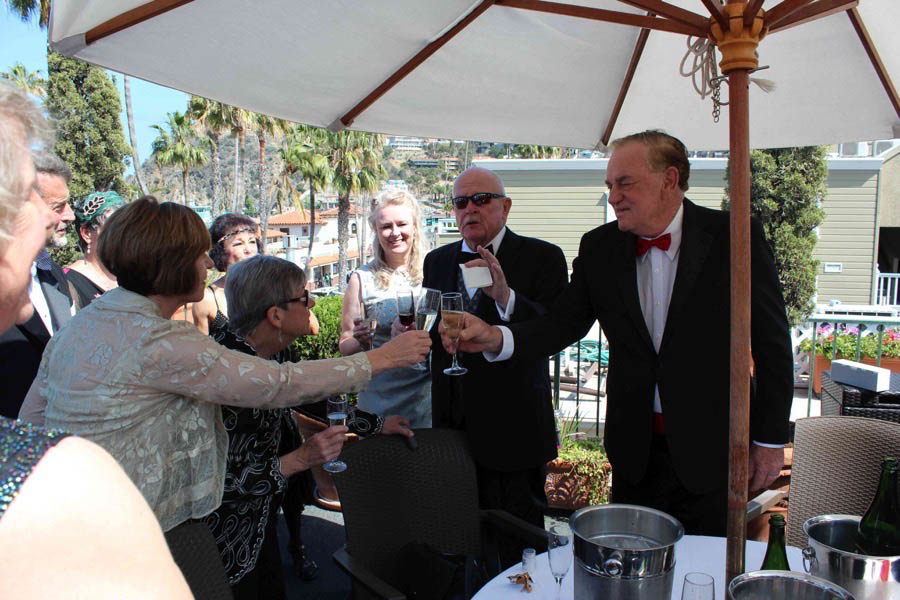 Ceremony visit on the patio