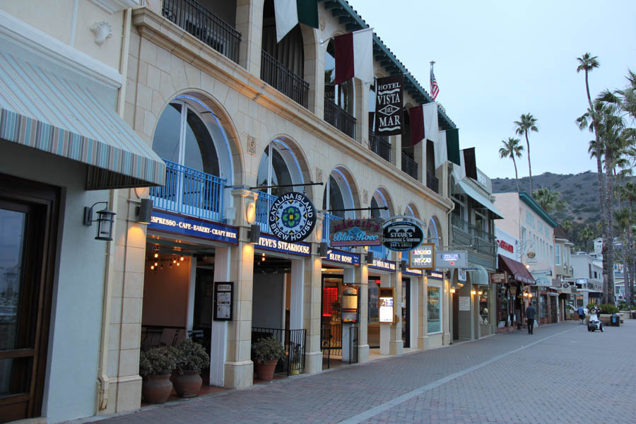 Saturday early morning walk on Avalon's main drag