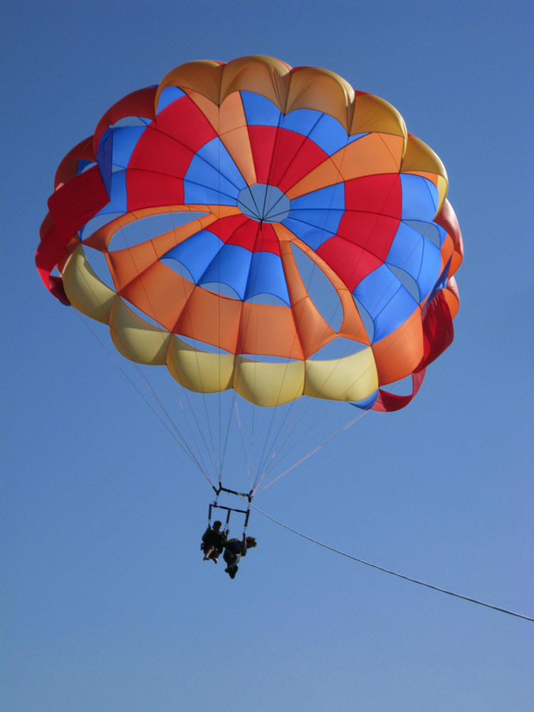 Parasailing at Catalina August 2009