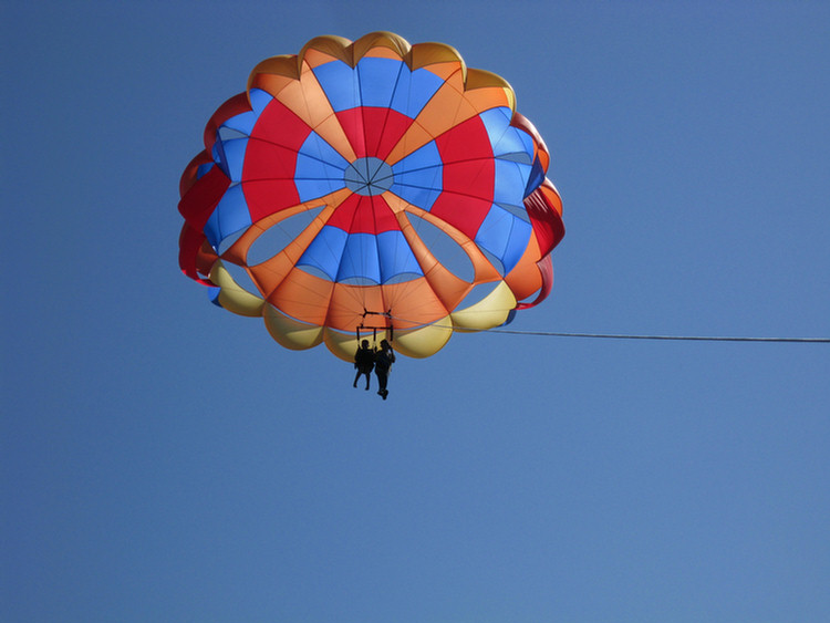 Parasailing at Catalina August 2009