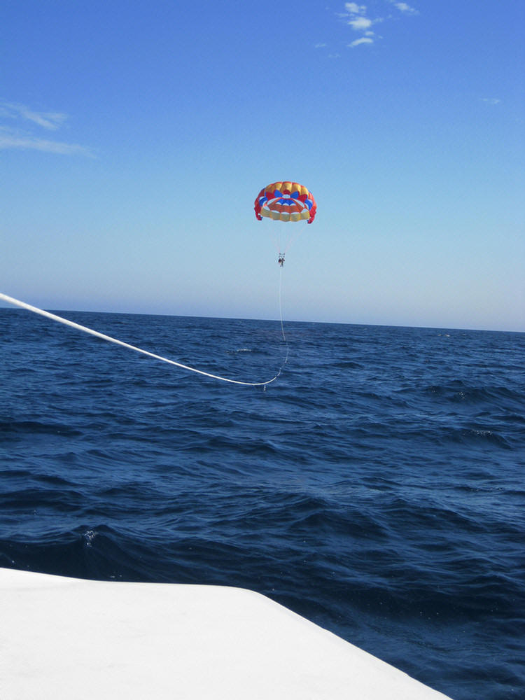 Parasailing at Catalina August 2009