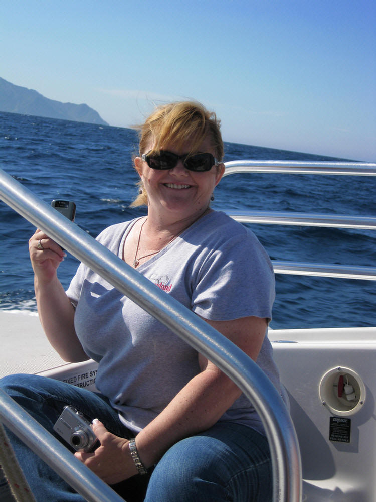 Parasailing at Catalina August 2009