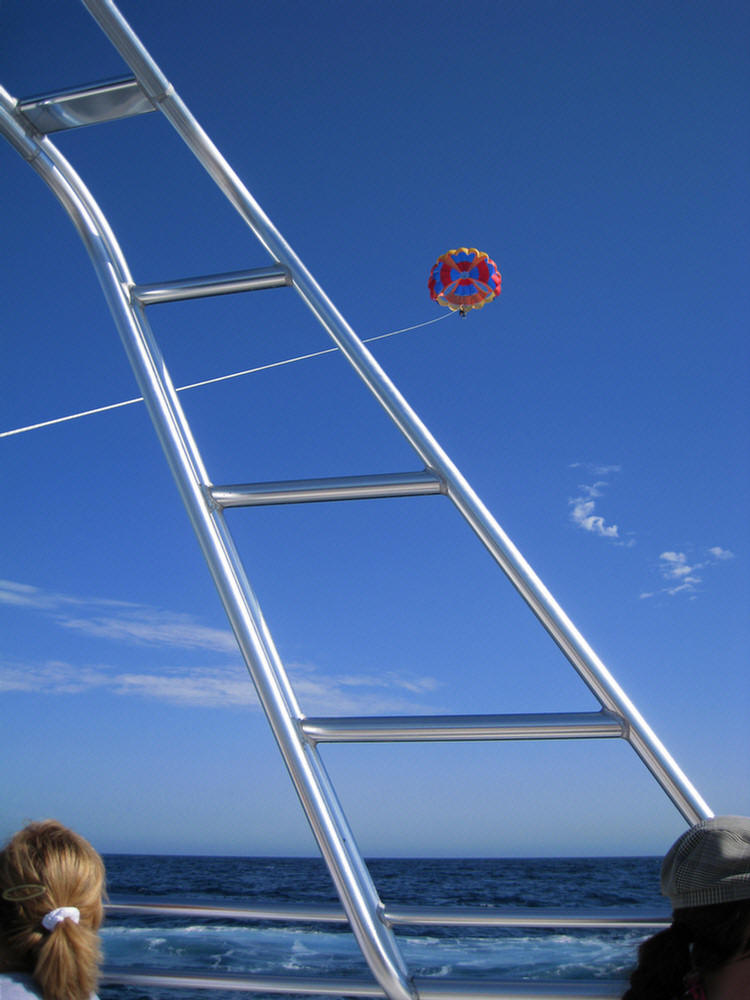 Parasailing at Catalina August 2009