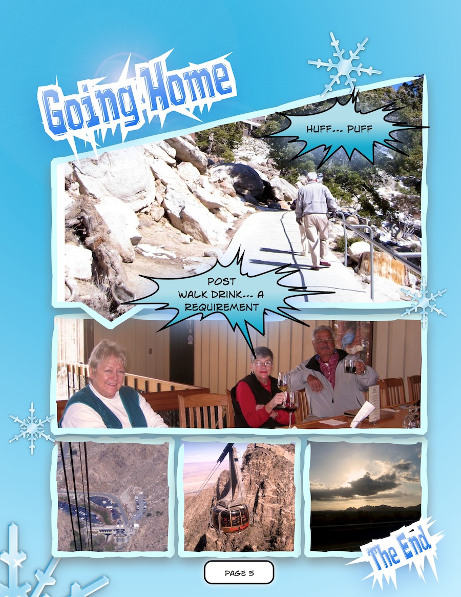 A comic view of the March 2012 Snow Trip