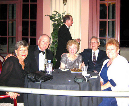 Sue, Paul, MArgo, BArney and Carri at the Avalon Ball