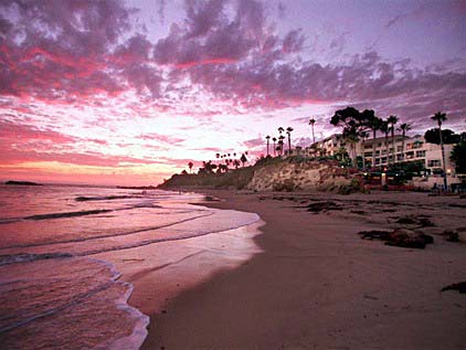 The sunset at Laguna Beach 2009