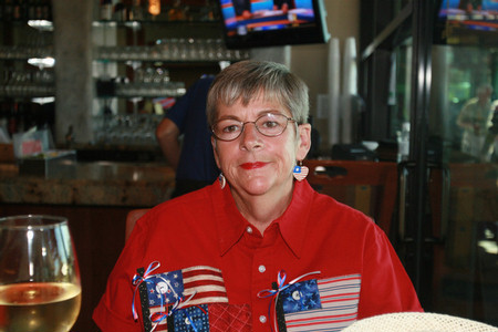 old_ranch_jul4rh_2009_093 Sue enjoys a wine after running all over the course taking pictures