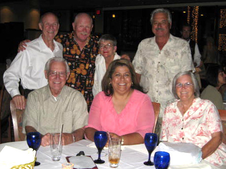 post_ice_age_3 Greg, Paul, Sue, James and Del, Vicky, and Linda at dinner