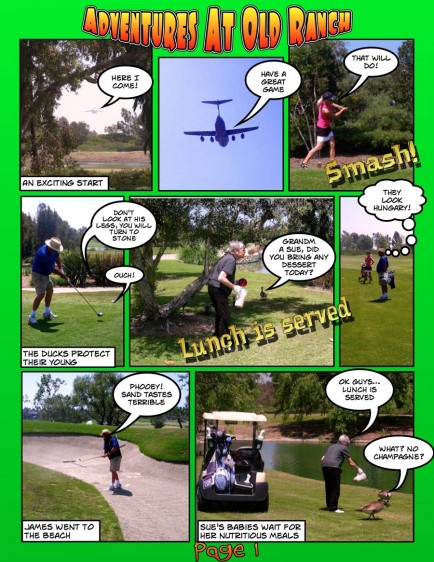 Golf and birthday!