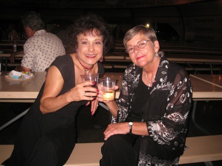 Donna and Sue power up before the next dance