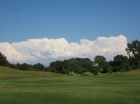 Major clouds over Riverside and the desert