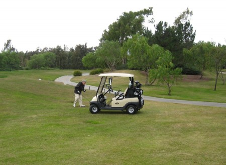 We had a slow foursome ahead of us so we skipped 15-16 and went to 17 so we could get back to the clubhouse