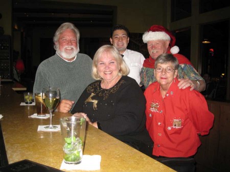 JR, Karen, Santiago, Paul and Sue celebrating friendship and the season