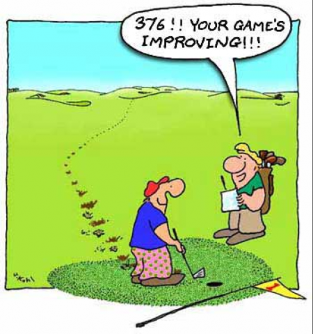 This is what happens on the fairway!