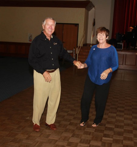 Ed and KAthy Roberts were out dancing the night away