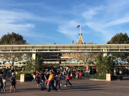 A busy day at Disneyland