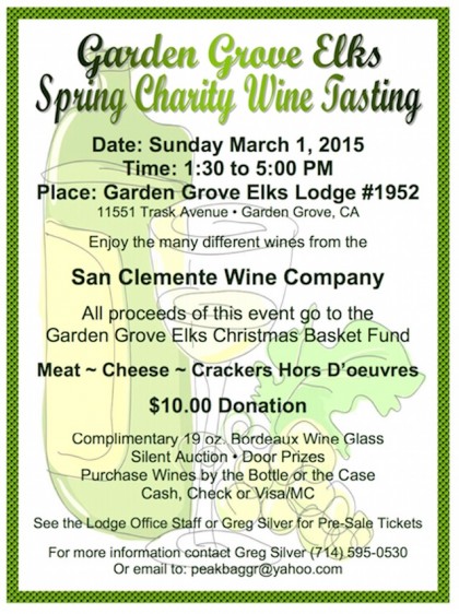 Wine tasting with family and friends