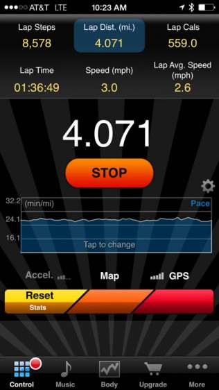 Four miles felt pretty good