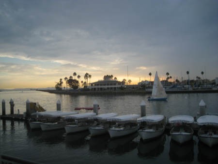 A view toward Catalina from Malarkey's Restaurant