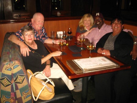 Having a great time with dear friends