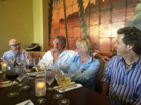 Dining with family at Catal in Downtown Disney