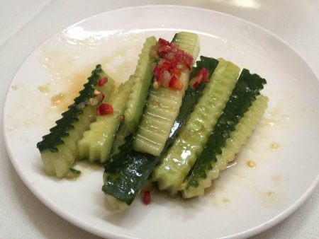 Paul loves the pickeled cucumbers