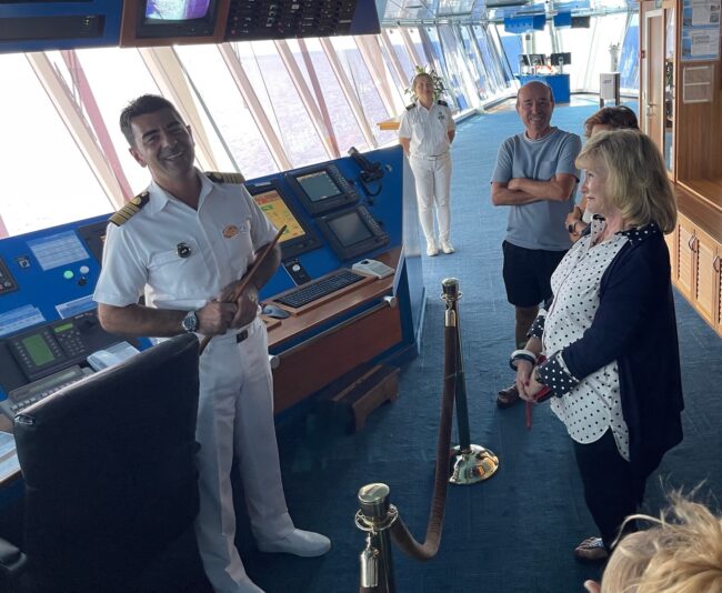 We got briefed on all the controls.