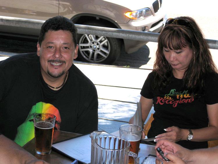 Del Mar Adventure 2008, dining at the Tidewater