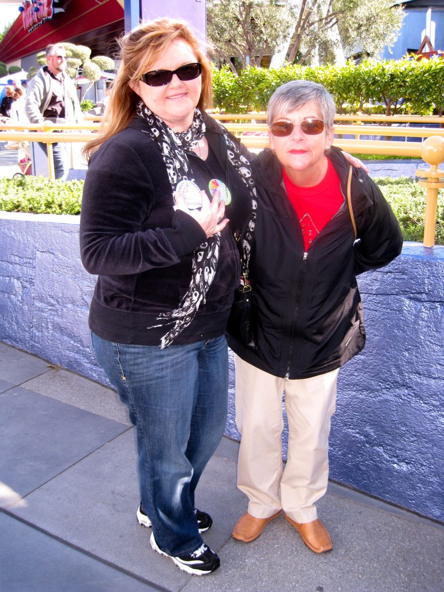 Celebrating Robin;s birthday at Disneyland 2011