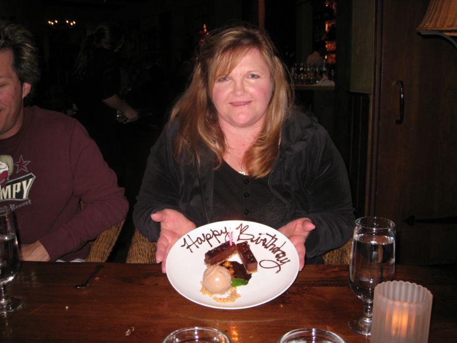 Celebrating Robin;s birthday at Disneyland 2011