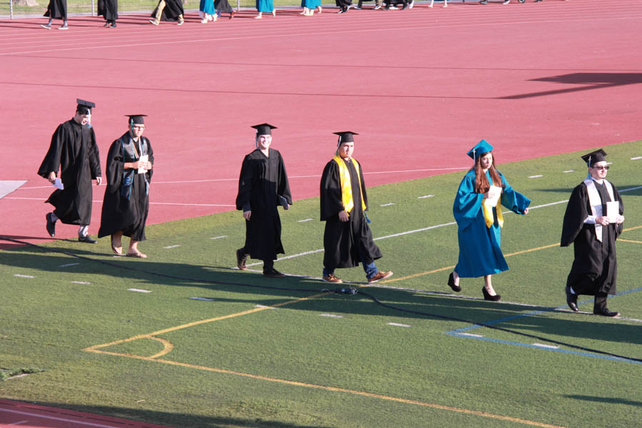 Nick graduates high school May 2017