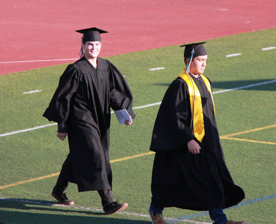 Nick graduates high school May 2017