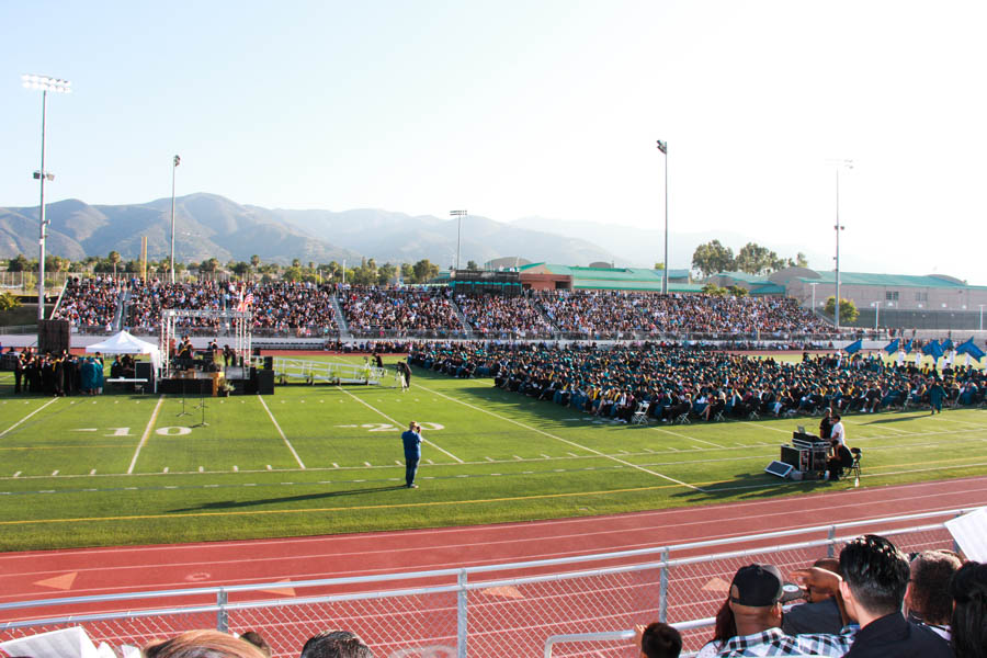 Nick graduates high school May 2017