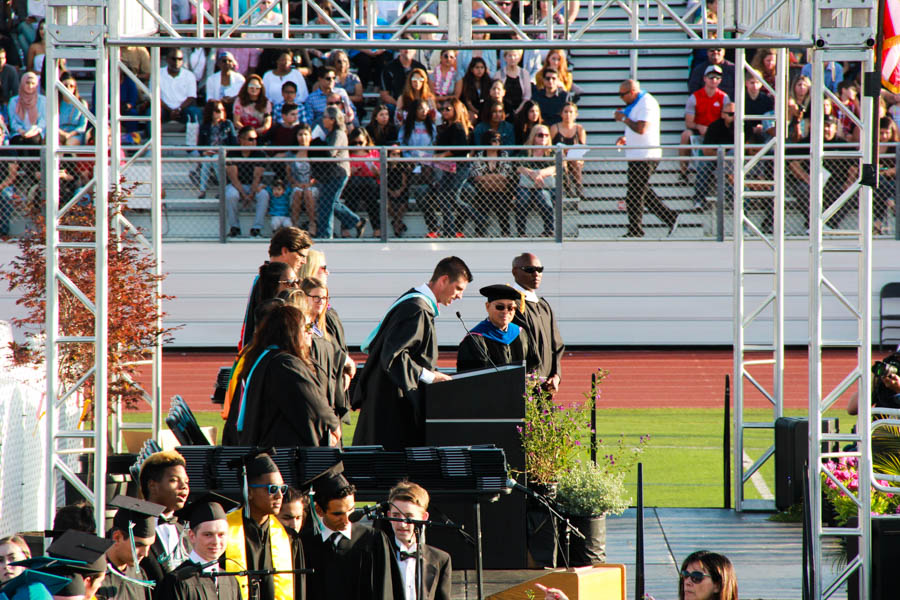 Nick graduates high school May 2017