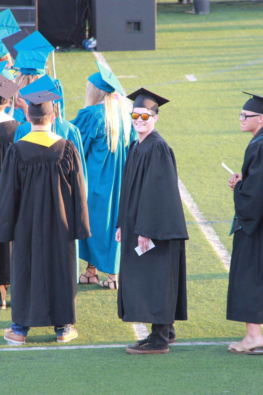 Nick graduates high school May 2017