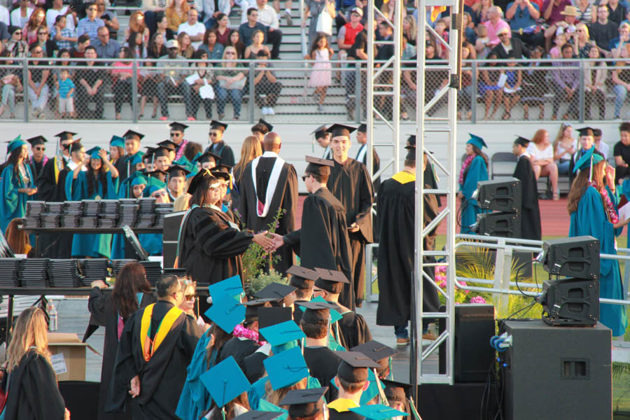 Nick graduates high school May 2017