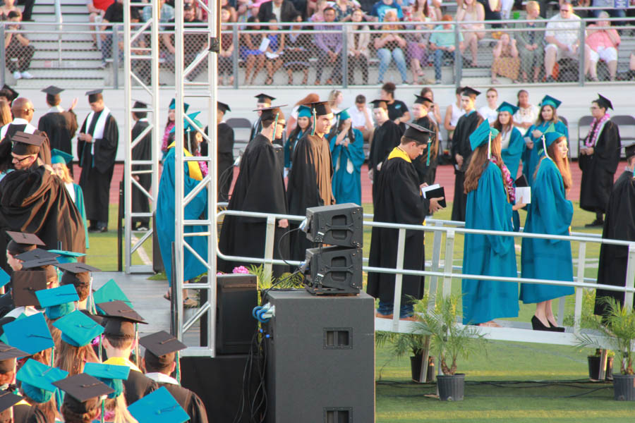 Nick graduates high school May 2017