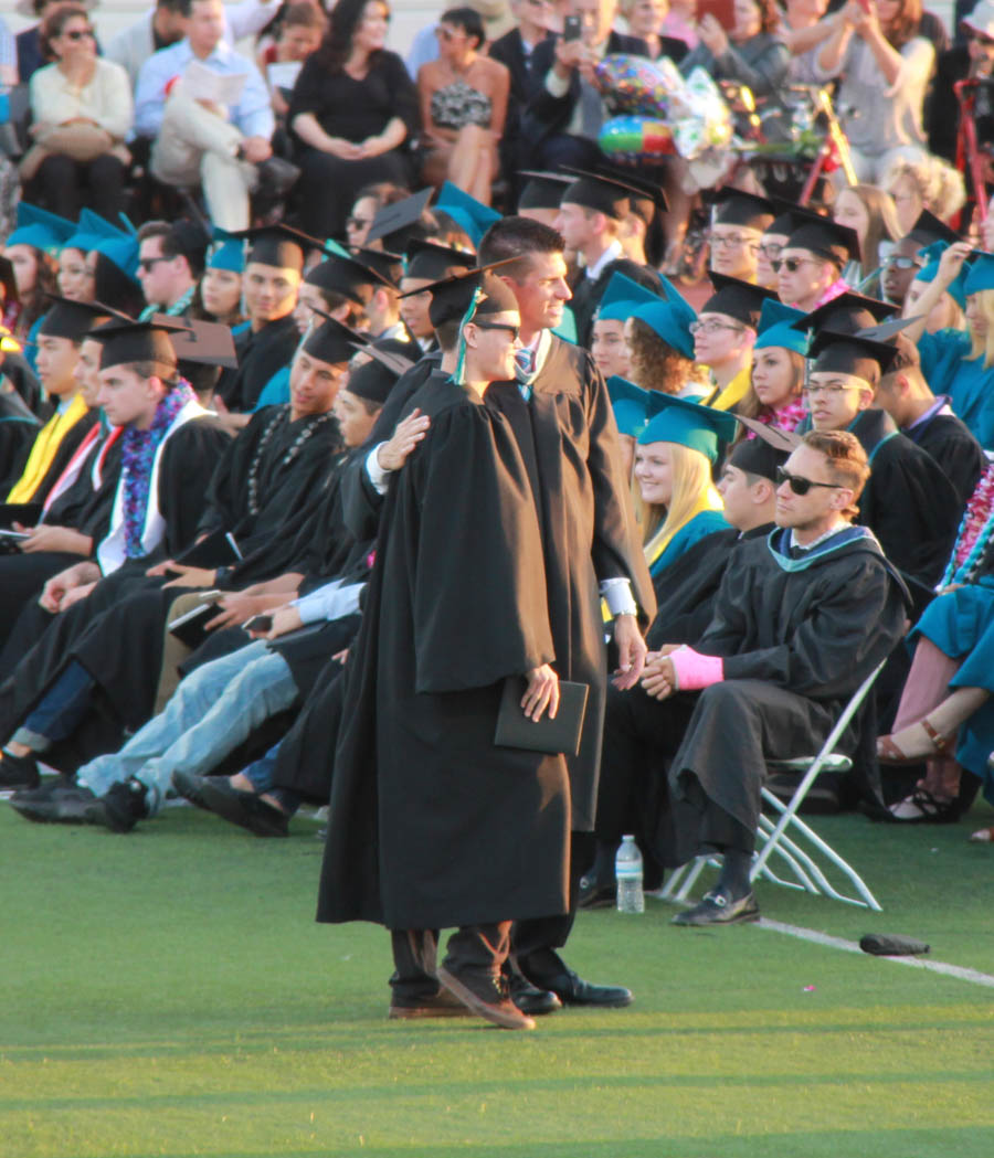 Nick graduates high school May 2017