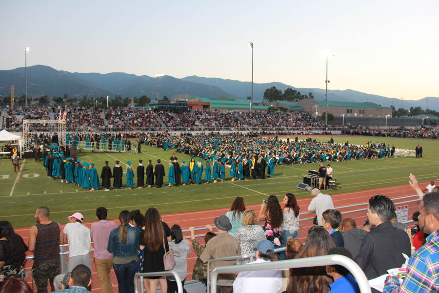 Nick graduates high school May 2017