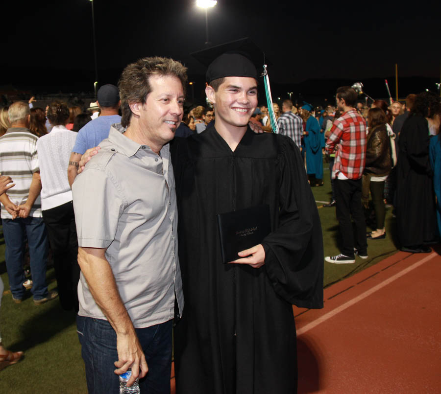 Nick graduates high school May 2017