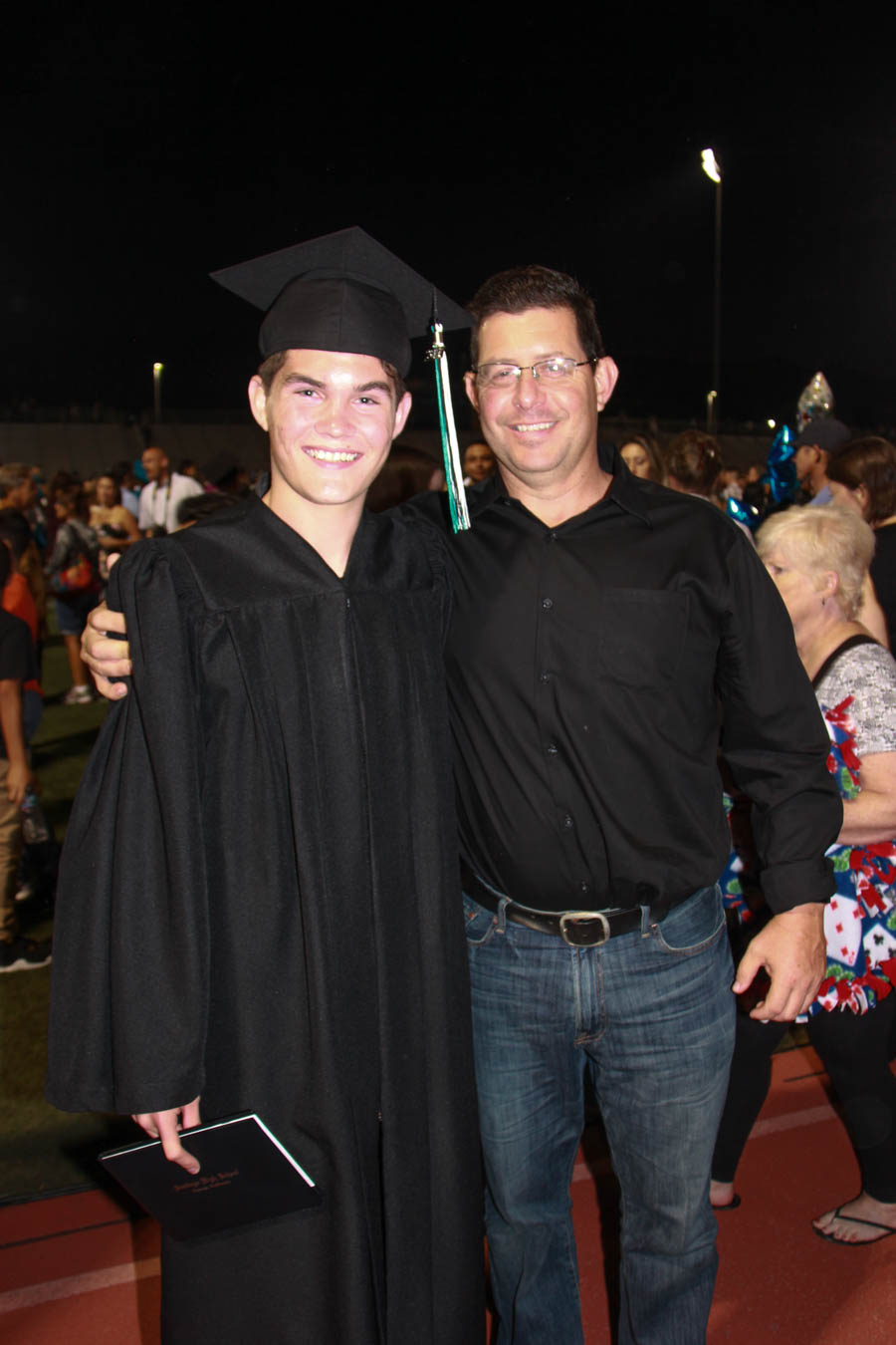 Nick graduates high school May 2017