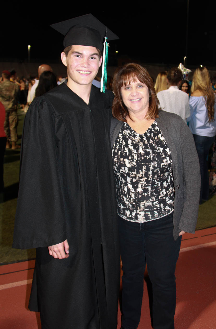 Nick graduates high school May 2017