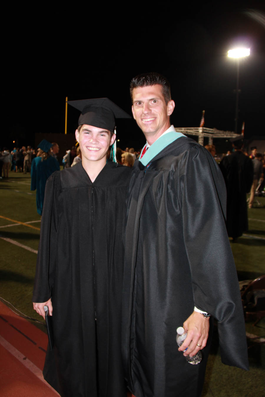 Nick graduates high school May 2017