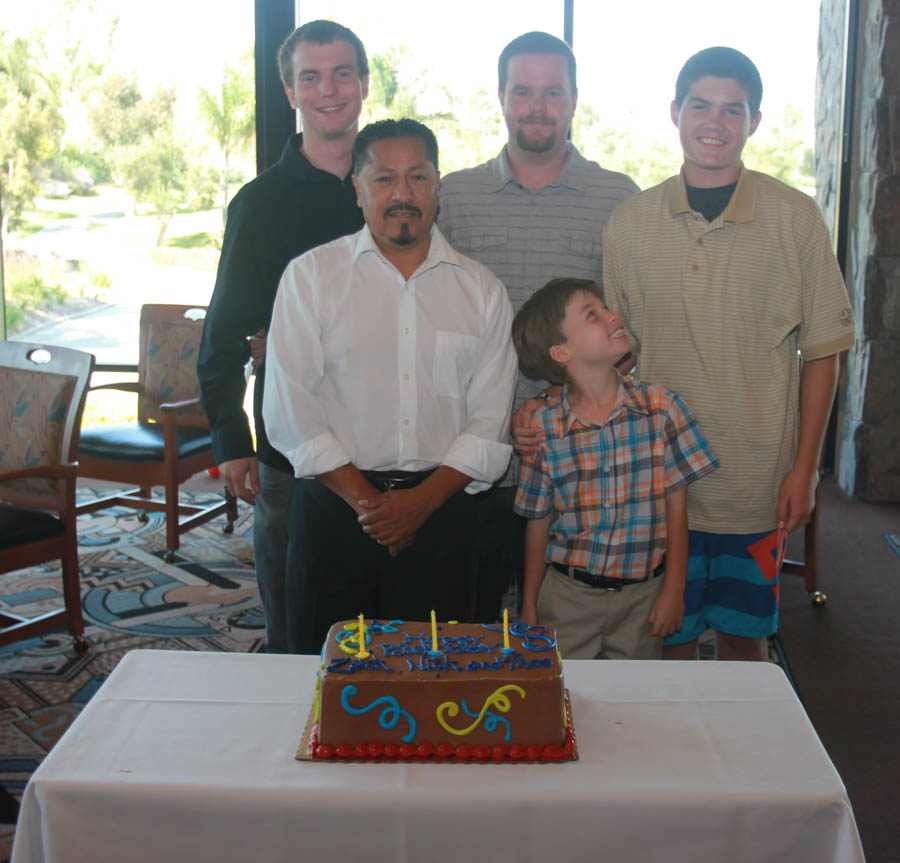 Three grandsons birthdays all at once! Zack, Nick, and Theo September 27th 2014