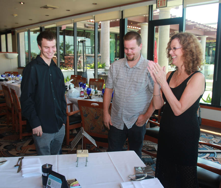 Three grandsons birthdays all at once! Zack, Nick, and Theo September 27th 2014