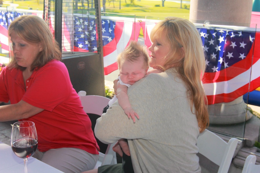 Family get together July 2014 saying bye to Colleen