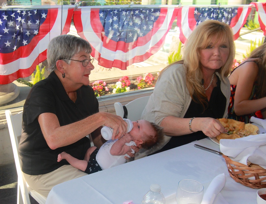 Family get together July 2014 saying bye to Colleen